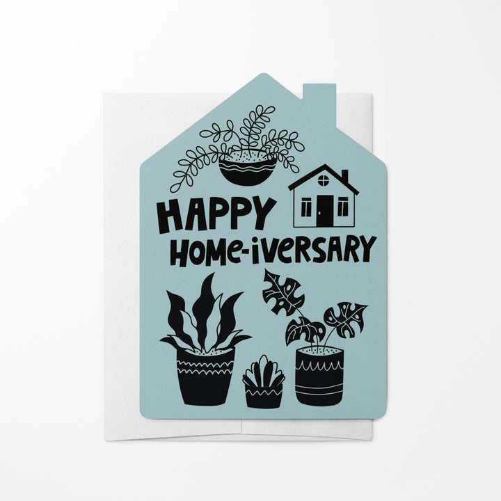 Set of Happy Home-iversary | Greeting Cards | Envelopes Included | 54-GC002 Greeting Card Market Dwellings