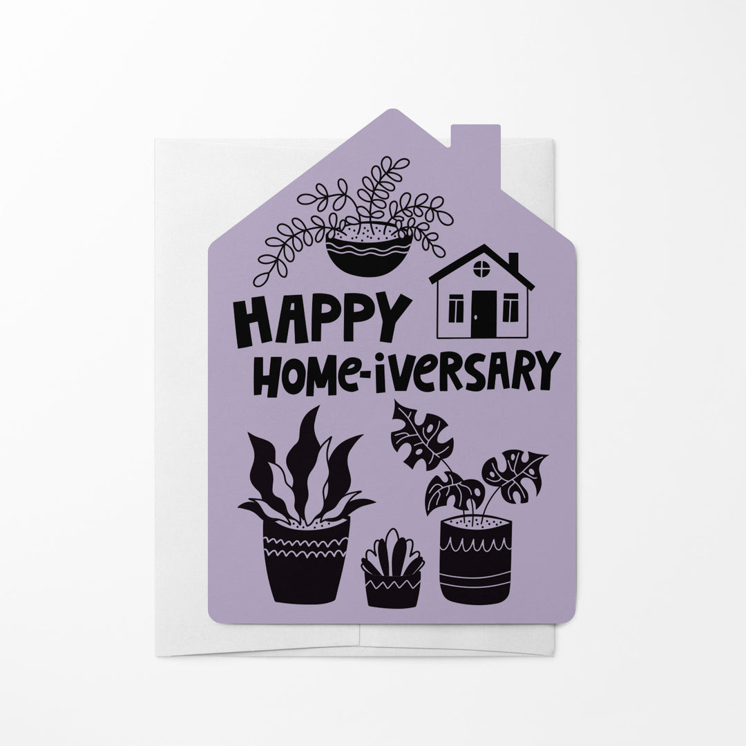 Set of Happy Home-iversary | Greeting Cards | Envelopes Included | 54-GC002