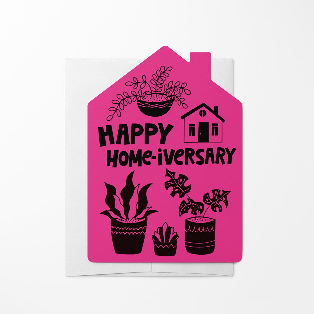 Set of Happy Home-iversary | Greeting Cards | Envelopes Included | 54-GC002