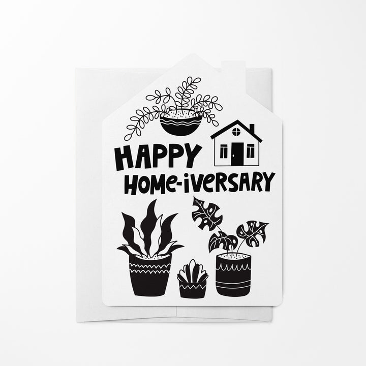 Set of Happy Home-iversary | Greeting Cards | Envelopes Included | 54-GC002