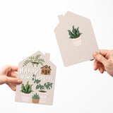 Happy Home-iversary | Real Estate & Mortgage Greeting Cards with Envelopes Greeting Card Market Dwellings
