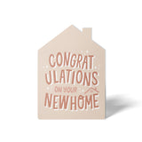 Congratulations On Your New Home | Real Estate & Mortgage Greeting Cards with Envelopes Greeting Card Market Dwellings BEIGE 10