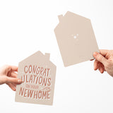 Congratulations On Your New Home | Real Estate & Mortgage Greeting Cards with Envelopes Greeting Card Market Dwellings
