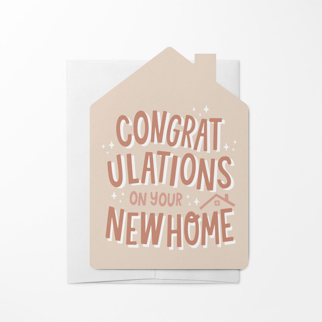 Set of Congratulations On Your New Home | Greeting Cards | Envelopes Included | 56-GC002-AB Greeting Card Market Dwellings