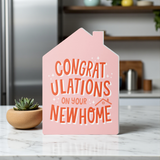Congratulations On Your New Home | Real Estate & Mortgage Greeting Cards with Envelopes Greeting Card Market Dwellings