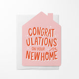Congratulations On Your New Home | Real Estate & Mortgage Greeting Cards with Envelopes Greeting Card Market Dwellings