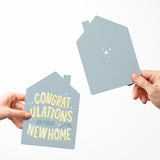 Congratulations On Your New Home | Real Estate & Mortgage Greeting Cards with Envelopes Greeting Card Market Dwellings