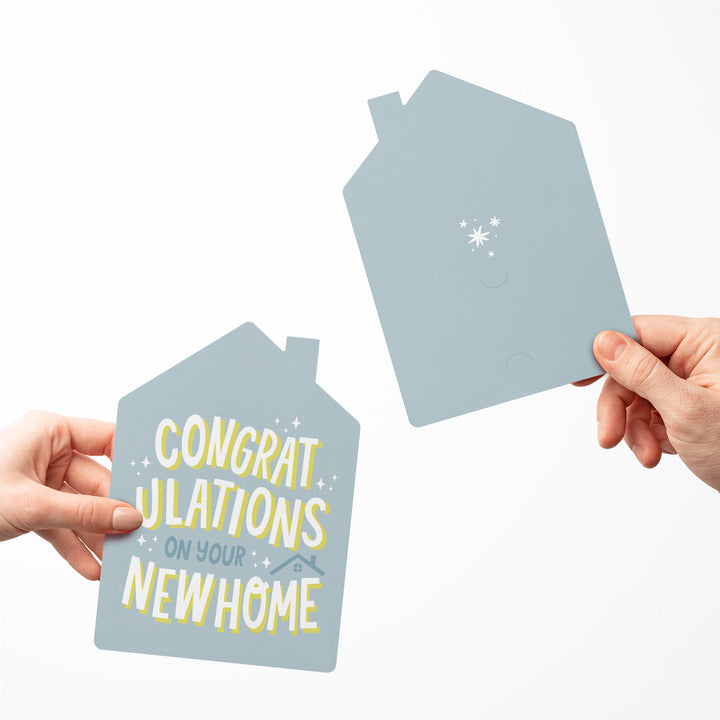 Set of Congratulations On Your New Home | Greeting Cards | Envelopes Included | 56-GC002-AB Greeting Card Market Dwellings