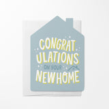 Congratulations On Your New Home | Real Estate & Mortgage Greeting Cards with Envelopes Greeting Card Market Dwellings