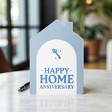 Happy Home Anniversary | Real Estate & Mortgage Greeting Cards with Envelopes Greeting Card Market Dwellings