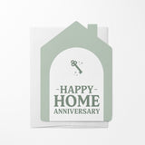 Happy Home Anniversary | Real Estate & Mortgage Greeting Cards with Envelopes Greeting Card Market Dwellings