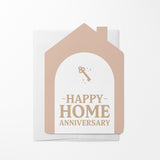 Happy Home Anniversary | Real Estate & Mortgage Greeting Cards with Envelopes Greeting Card Market Dwellings