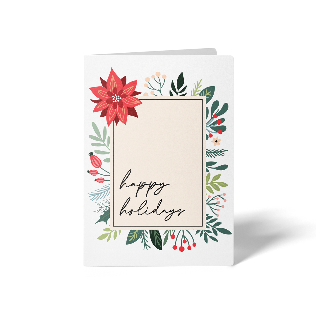 Set of Happy Holidays Greeting Cards | Envelopes Included | 6-GC001 Greeting Card Market Dwellings