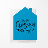 "Happy Closing Day" Real Estate Agent | Real Estate & Mortgage Greeting Cards with Envelopes Greeting Card Market Dwellings