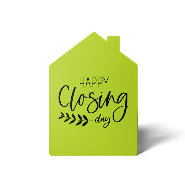 Set of "Happy Closing Day" Real Estate Agent Greeting Cards | Envelopes Included | 6-GC002 Greeting Card Market Dwellings GREEN APPLE