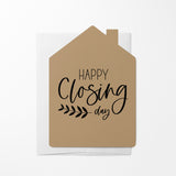"Happy Closing Day" Real Estate Agent | Real Estate & Mortgage Greeting Cards with Envelopes Greeting Card Market Dwellings