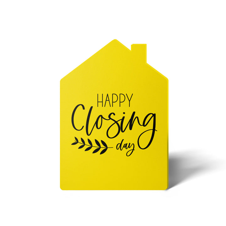 Set of "Happy Closing Day" Real Estate Agent Greeting Cards | Envelopes Included | 6-GC002 Greeting Card Market Dwellings LEMON