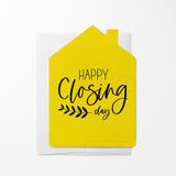 "Happy Closing Day" Real Estate Agent | Real Estate & Mortgage Greeting Cards with Envelopes Greeting Card Market Dwellings