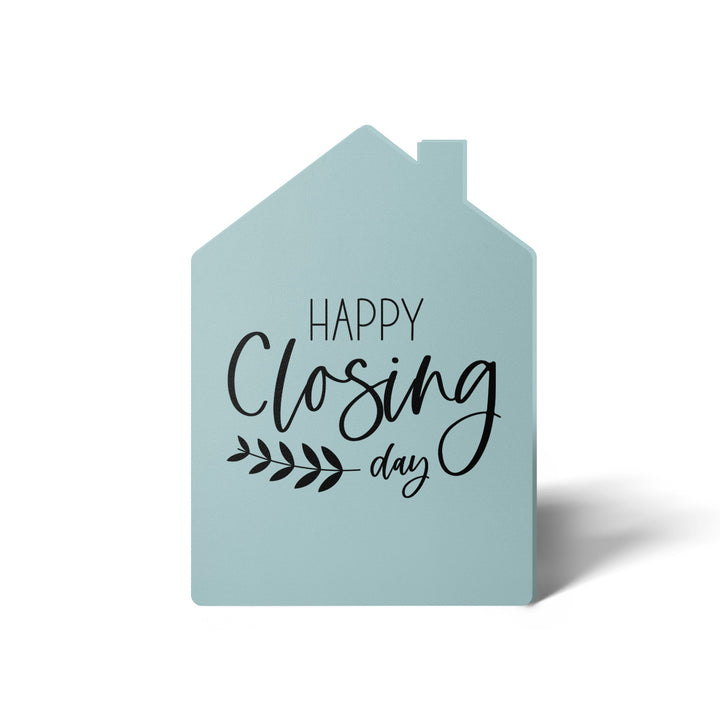 Set of "Happy Closing Day" Real Estate Agent Greeting Cards | Envelopes Included | 6-GC002 Greeting Card Market Dwellings LIGHT BLUE