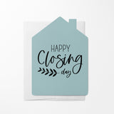 "Happy Closing Day" Real Estate Agent | Real Estate & Mortgage Greeting Cards with Envelopes Greeting Card Market Dwellings