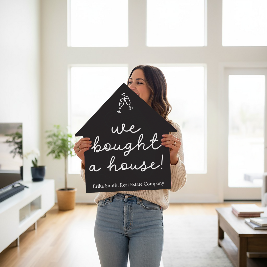 Customizable | Closing Day Real Estate House Sign | Photo Prop | DSY-15-AB House Sign Market Dwellings