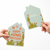 Happy Home Anniversary | Real Estate Greeting Cards with Envelopes Greeting Card Market Dwellings