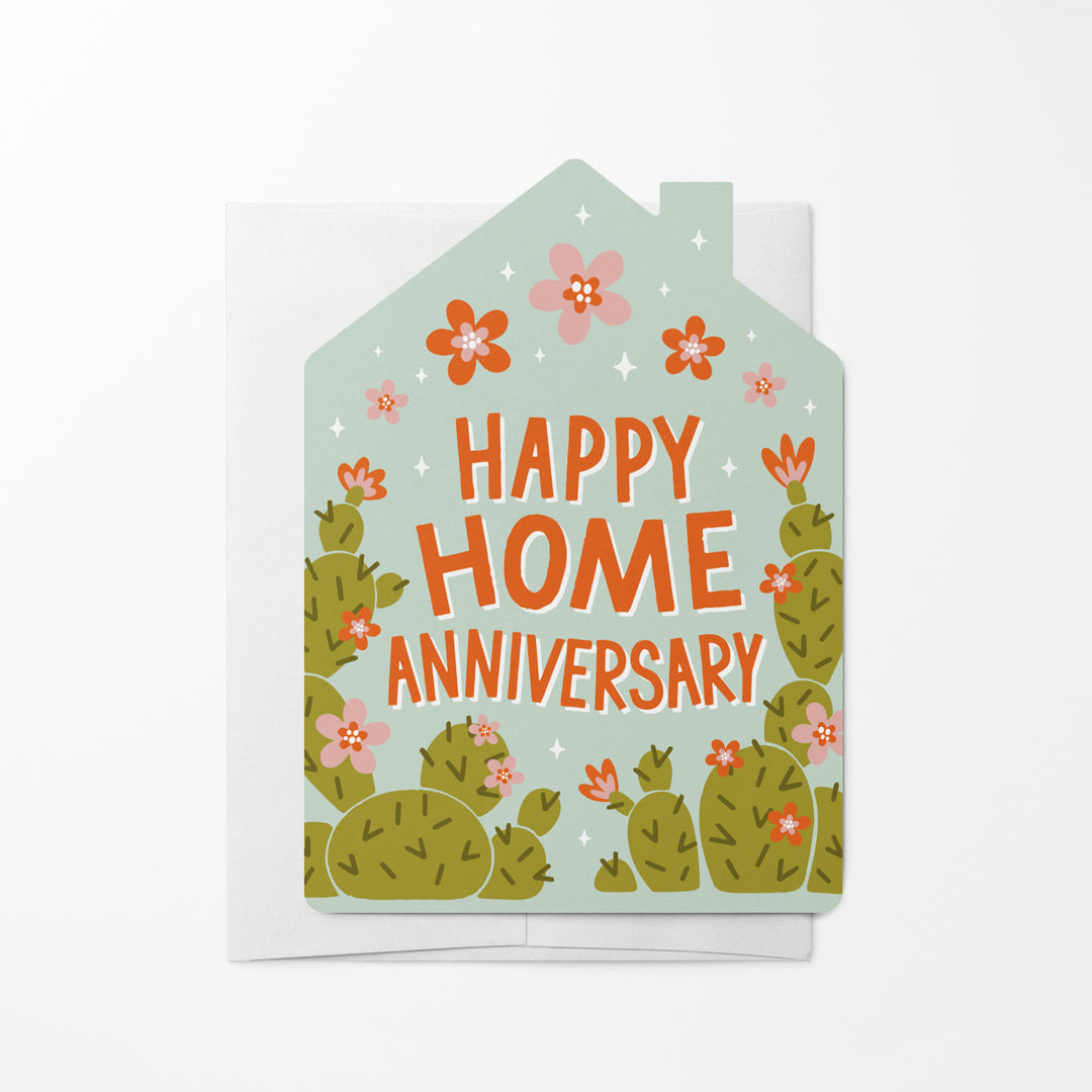 Set of Happy Home Anniversary | Greeting Cards | Envelopes Included | 60-GC002 Greeting Card Market Dwellings