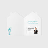 Hello, Homeowner! | Real Estate & Mortgage Greeting Cards with Envelopes Greeting Card Market Dwellings