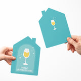 Hello, Homeowner! | Real Estate & Mortgage Greeting Cards with Envelopes Greeting Card Market Dwellings