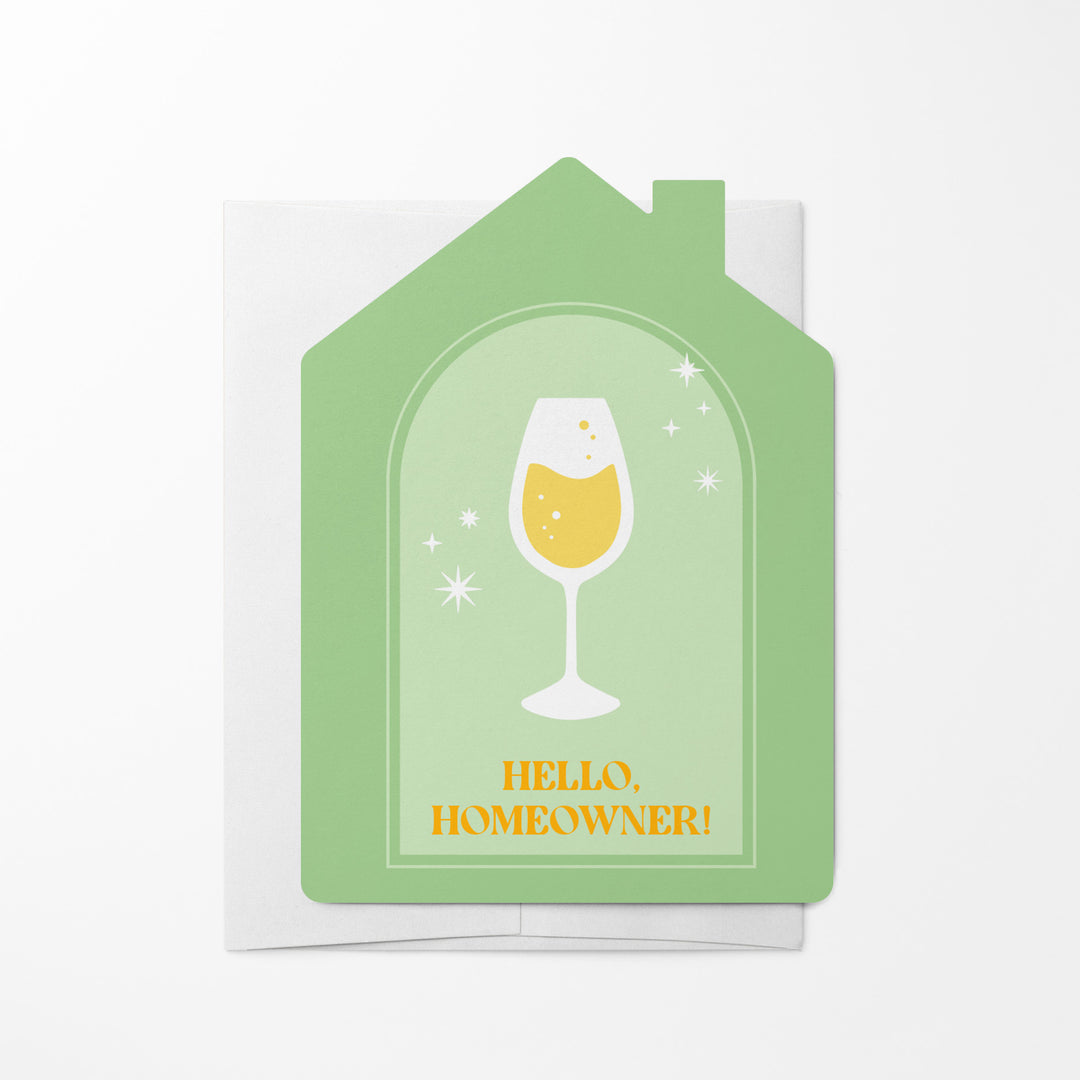 Set of Hello, Homeowner! | Greeting Cards | Envelopes Included | 61-GC002-AB Greeting Card Market Dwellings