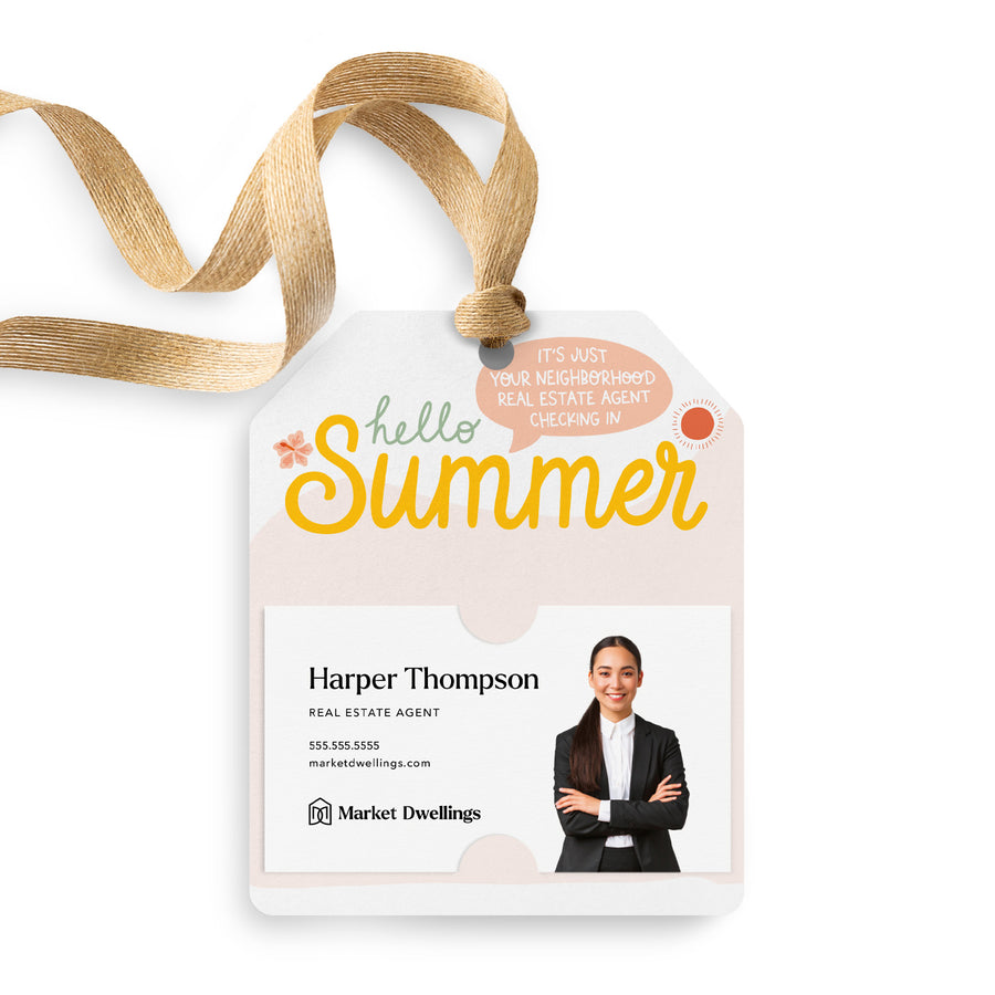 Hello Summer | Gift Tags Gift Tag Market Dwellings