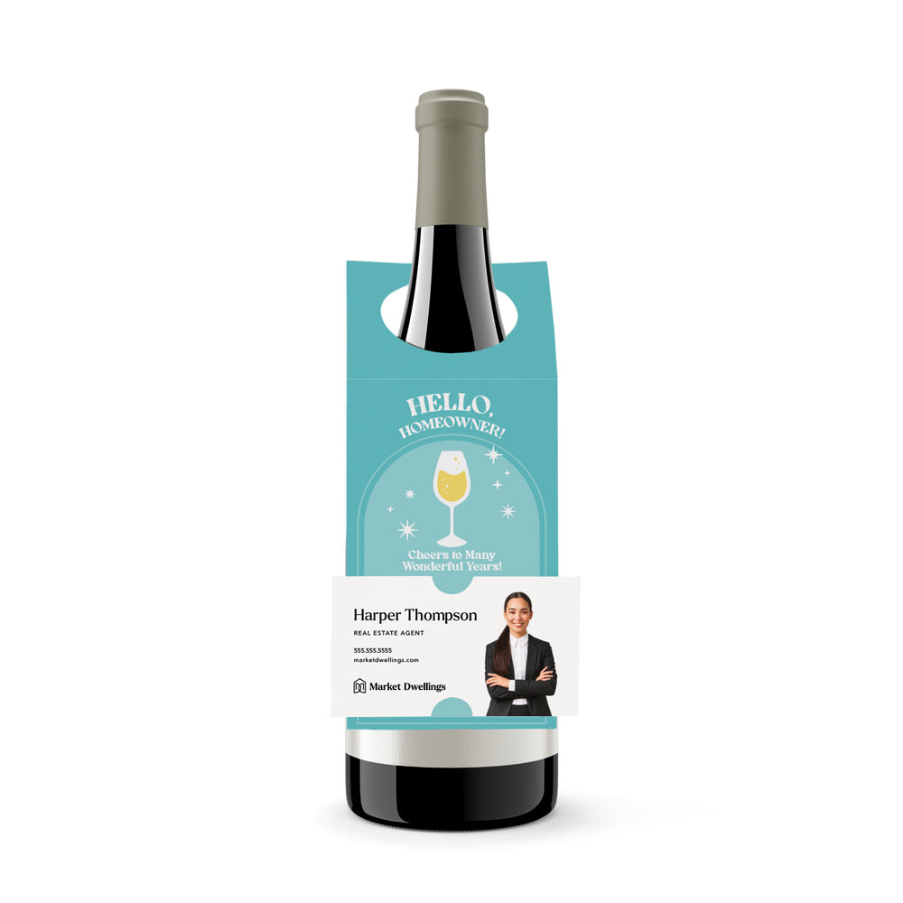 Hello, Homeowner! | Bottle Hang Tags Bottle Tag Market Dwellings BLUISH 10