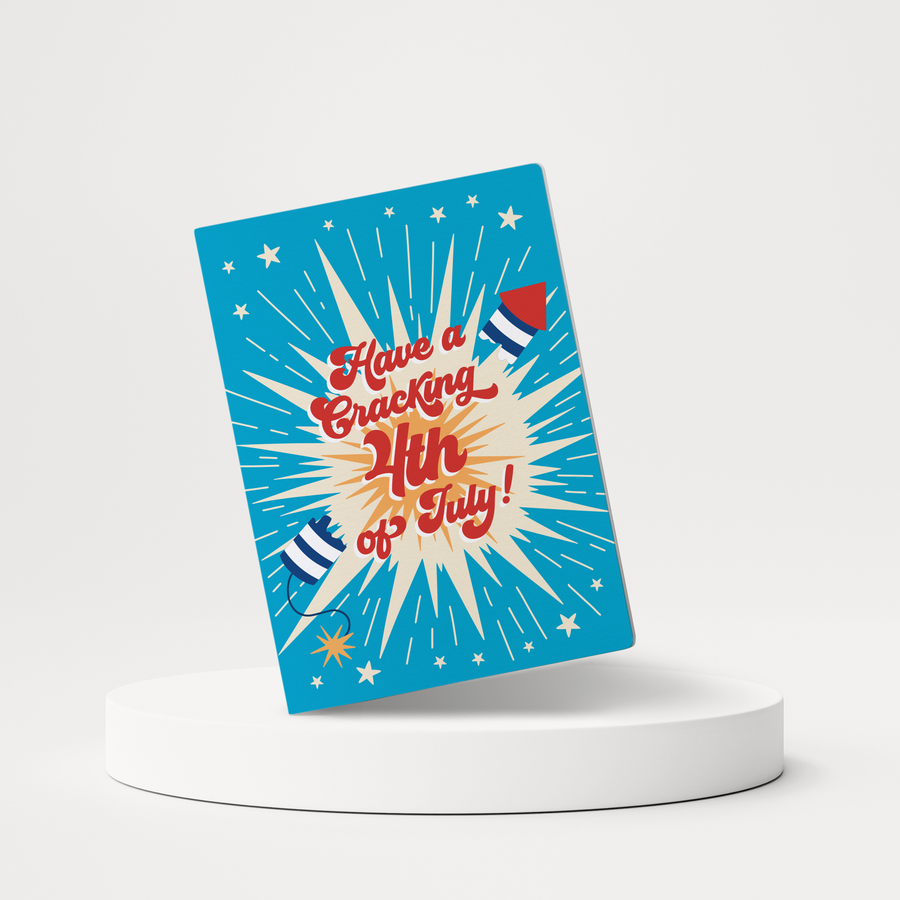 Set of Have A Cracking 4th Of July! | 4th Of July Greeting Cards | Envelopes Included | 131-GC001 Greeting Card Market Dwellings   