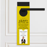 Let Me Help You Find Your Happy Place | Door Hangers Door Hanger Market Dwellings LEMON 10