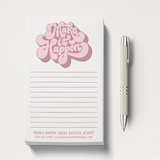 Customizable Make It Happen Notepads Notepad Market Dwellings BLUSH None 12