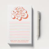 Customizable Make It Happen Notepads Notepad Market Dwellings TANGERINE None 12