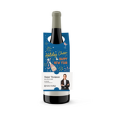 Festive Cheer and Happy New Year | Holiday Bottle Hang Tags Bottle Tag Market Dwellings