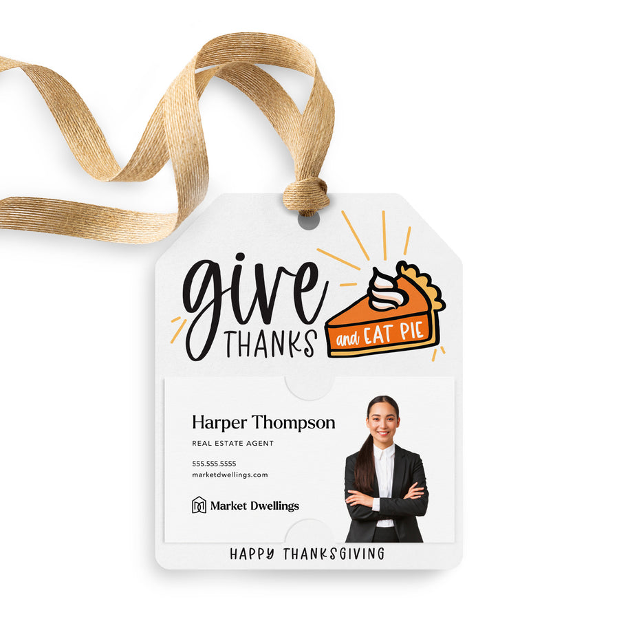 Give Thanks and Eat Pie | Gift Tags Gift Tag Market Dwellings