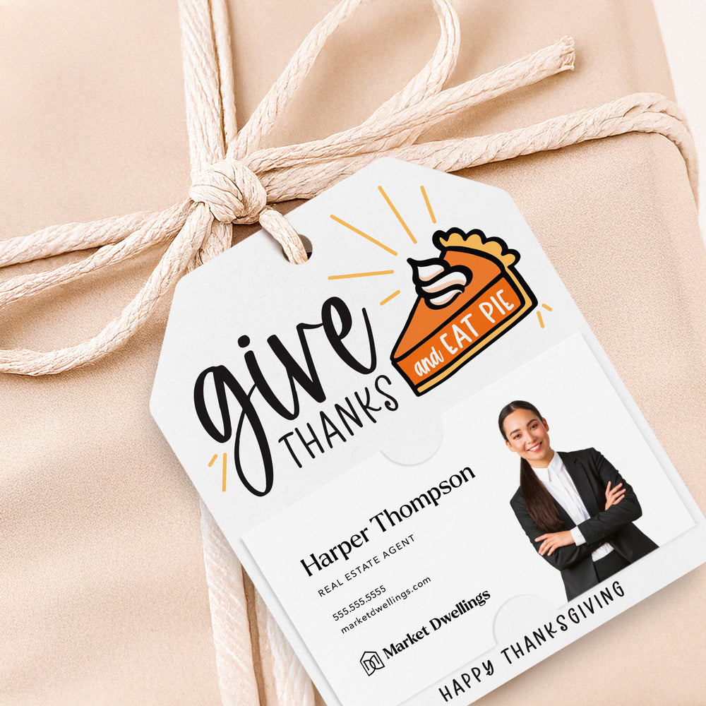 Give Thanks and Eat Pie | Gift Tags Gift Tag Market Dwellings