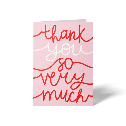 Thank you so very much | Greeting Cards with Envelopes Greeting Card Market Dwellings