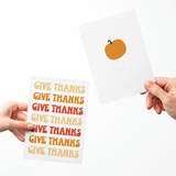 Give Thanks | Real Estate Greeting Cards with Envelopes Greeting Card Market Dwellings