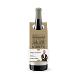 The Best Compliment You Can Give is a Referral | Bottle Hang Tags Bottle Tag Market Dwellings KRAFT 10