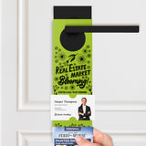 The Real Estate Market Is Blooming! | Door Hangers Season Door Hanger Market Dwellings