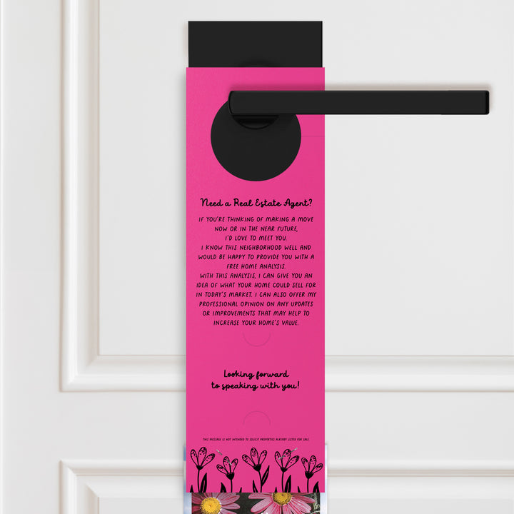 The Real Estate Market Is Blooming! | Spring Door Hangers | 8-DH003