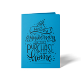 Happy Anniversary on the Purchase of Your Home | Real Estate & Mortgage Greeting Cards with Envelopes | Real Estate & Mortgage Greeting Cards with Envelopes Greeting Card Market Dwellings