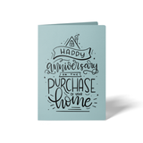 Happy Anniversary on the Purchase of Your Home | Real Estate & Mortgage Greeting Cards with Envelopes | Real Estate & Mortgage Greeting Cards with Envelopes Greeting Card Market Dwellings