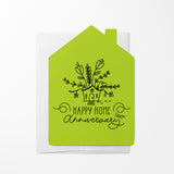 Happy Home Anniversary | Real Estate & Mortgage Greeting Cards with Envelopes Greeting Card Market Dwellings
