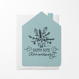 Happy Home Anniversary | Real Estate & Mortgage Greeting Cards with Envelopes Greeting Card Market Dwellings