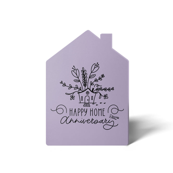 Set of "Happy Home Anniversary" Greeting Cards | Envelopes Included | 8-GC002