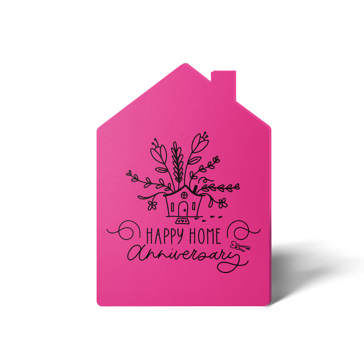 Set of "Happy Home Anniversary" Greeting Cards | Envelopes Included | 8-GC002